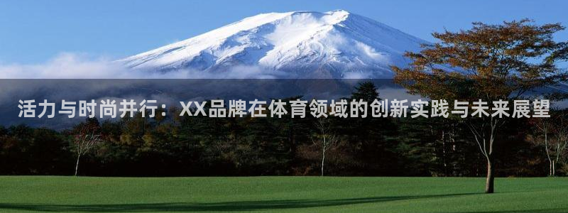 凯发官网下载娱乐：活力与时尚并行：XX品牌在体育领域的创新实