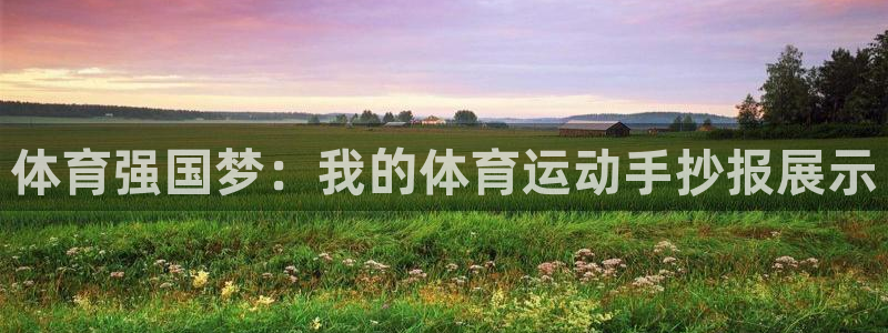 凯发官网下载平台假的吗是真的吗吗：体育强国梦：我的体